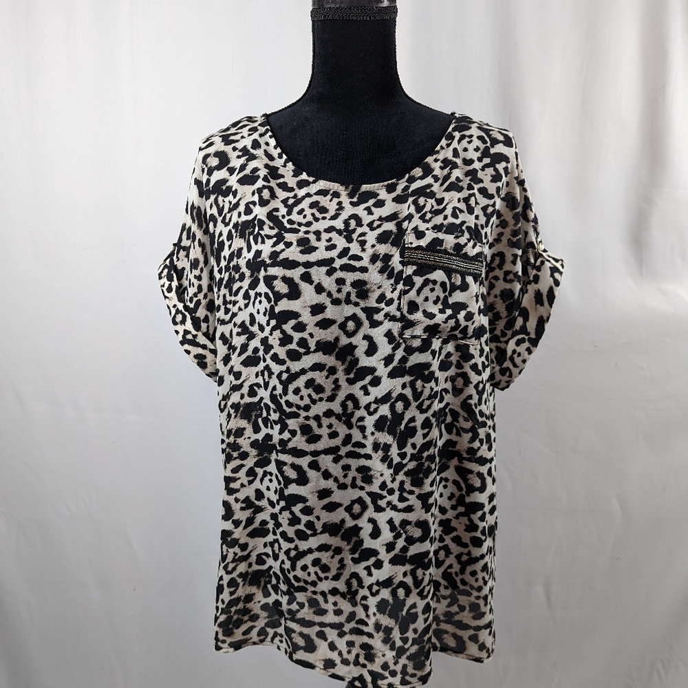 Leopard Print Blouse